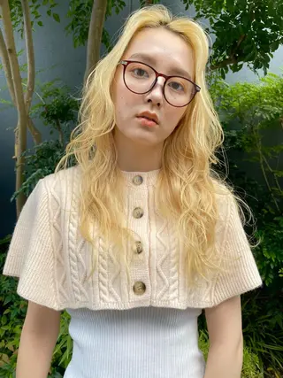 ロング カラー 韓国・透明感カラー /堀江/みずき🐩のヘアスタイル