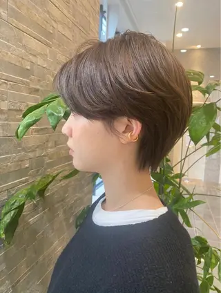 ショート 透明感カラー/ 梅田/Harukaのヘアスタイル