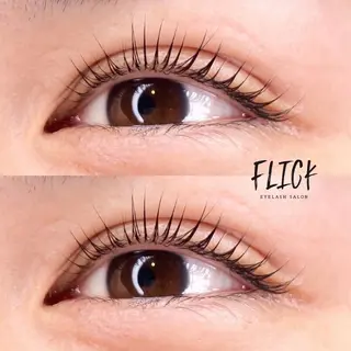 マツエク・マツパ FLICK EYE LASH河原町店のマツエク・マツパデザイン