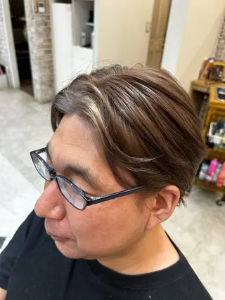 カラー 西郷 友菜のヘアスタイル