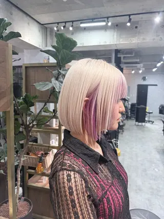 ミディアム カラー C'LD Hair トモヤのヘアスタイル