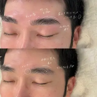 メンズ アイブロウ 吉祥寺kasumi 🌛eye/browのマツエク・マツパデザイン