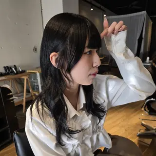 カラー ロング ハヤシ マユ ✂ 府中美容室のヘアスタイル