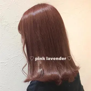 セミロング 天神最安値エクステ カラーレイヤーカットのヘアスタイル