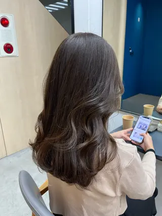 ミディアム カラー ayaka♡ 柔らかカラーのヘアスタイル