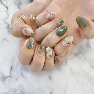 ネイル モチの良さ◉ フィルインネイル♡のネイルデザイン