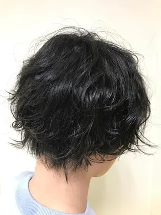 ショート パーマ 横田  尚登のヘアスタイル