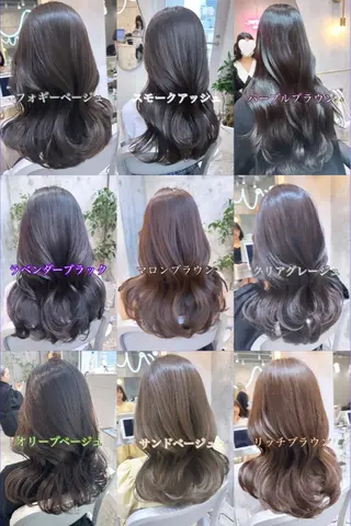 セミロング 新宿/韓国レイヤー 髪質改善カラー/角所のヘアスタイル