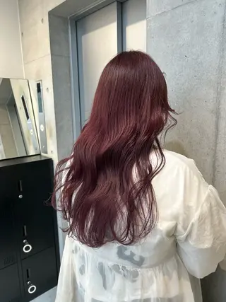 ロング カラー ヘアアレンジ ボブ艶モテカラー🫧 カリンのヘアスタイル