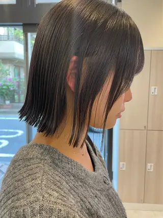 ミディアム 【ボブ/個室サロン】 癒し空間mimuraのヘアスタイル