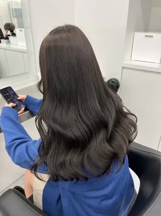 ロング カラー 表参道/透明感カラー /暗髪/ジュキヤのヘアスタイル