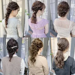ヘアアレンジ ロング Amour Akala.hkのヘアスタイル