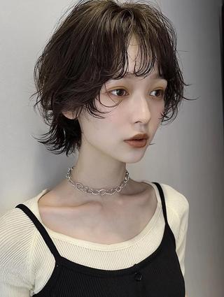 ショート パーマ レイヤーカット✨ 福井雄登のヘアスタイル