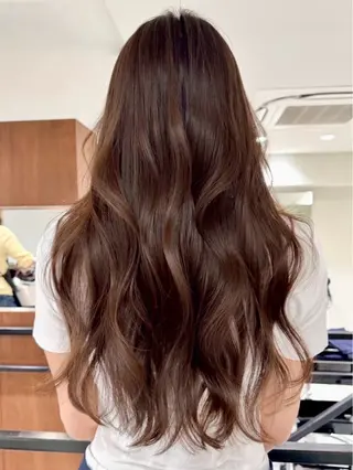 ロング カラー 透明感カラー/似合わ せカラーMIKAのヘアスタイル