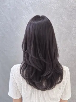 セミロング カラー 【𝐀𝐬𝐡大森】 石崎竜祐のヘアスタイル