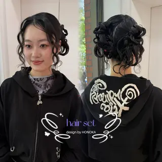 ロング ヘアアレンジ まろやか艶ベージュ 🧸🪞Honoのヘアスタイル