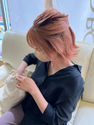 ショート カラー ヘアアレンジ 「sumi」 AMIのヘアスタイル