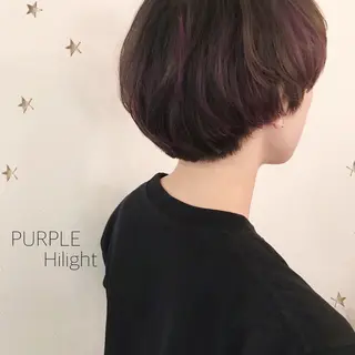 カラー 市川 千夏のヘアスタイル
