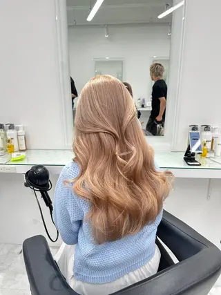 ロング カラー ❄最強かわいいカラー ❄️MINA❄️のヘアスタイル