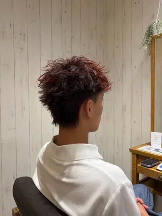 ショート カラー メンズ パーマ指名No.1/ /Ryosuke.のヘアスタイル