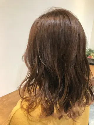 セミロング カラー 山崎 澪 レイヤーカット/大宮のヘアスタイル