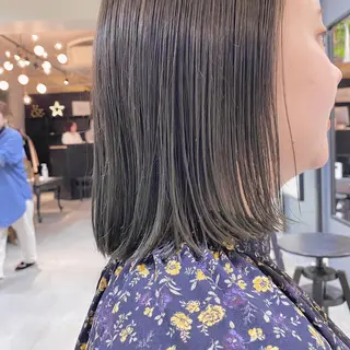 ミディアム カラー ヘアアレンジ 【ダメージレス施術】 【透明感】北村 拓也のヘアスタイル