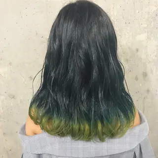 ミディアム カラー パーマ ヘアアレンジ メンズ キッズ ネイル マツエク・マツパ サロンドミルク 渋谷高比良のヘアスタイル