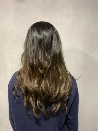 ロング カラー 江畑 匠 新宿三丁目 徒歩30秒⭐️のヘアスタイル