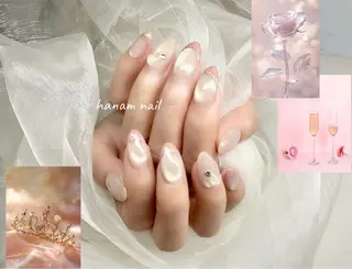 ネイル hanam nail 🌿🩵ハナムネイルのネイルデザイン