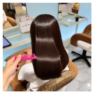 セミロング カラー 髪質改善♡ KUDOUのヘアスタイル