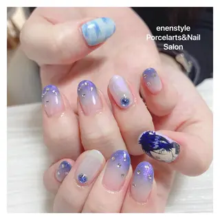ミディアム ネイル 🐾enen style 🐾のネイルデザイン