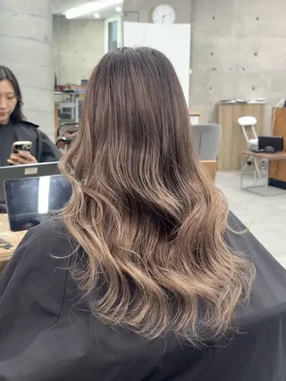 ロング カラー Kotoko🖤/海 外/バレイヤージュのヘアスタイル