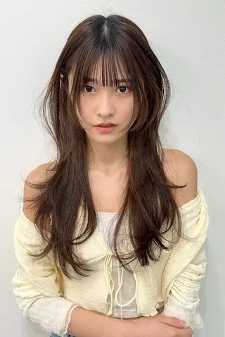 カラー lemiie ayusaのヘアスタイル