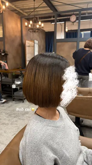 ショート 🫧透明感カラー 槇野🫧のヘアスタイル