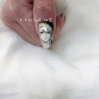 セミロング ネイルJaol 池袋のネイルデザイン