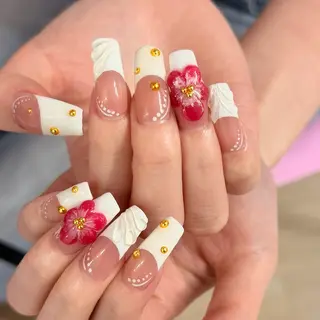ロング 小川 柚香のネイルデザイン