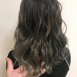 ロング カラー Lien 深井店のヘアスタイル
