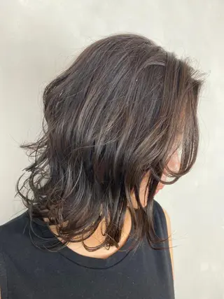 ミディアム カラー BROCANTE立川 karasawa.nのヘアスタイル