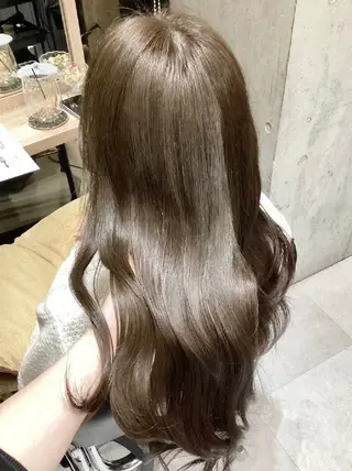 ロング カラー ヘアアレンジ/柔らか 艶カラー/AKARIのヘアスタイル