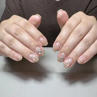 ネイル By moonネイル 🌷ワンホン/韓国風のネイルデザイン