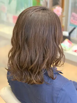 ミディアム カラー Hair&Cafe Matty’sのヘアスタイル