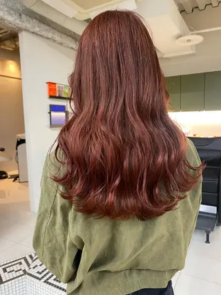ロング カラー LUVISM新潟🎀 透明感カラー/ミユのヘアスタイル