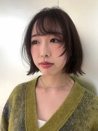 ショート カラー cana 札幌レイヤースタイルのヘアスタイル
