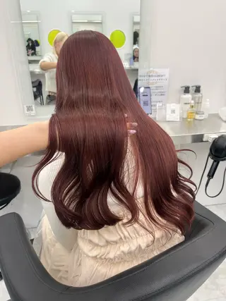 ロング 🍒韓国暖色ヘア NO.1🍒🪽のヘアスタイル