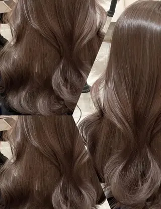 カラー 川本 静玖のヘアスタイル