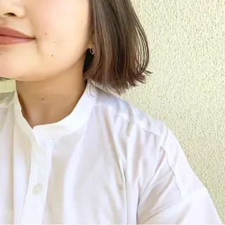 カラー 大人のボブパーマ ˗ˋˏairiˎˊ˗のヘアスタイル