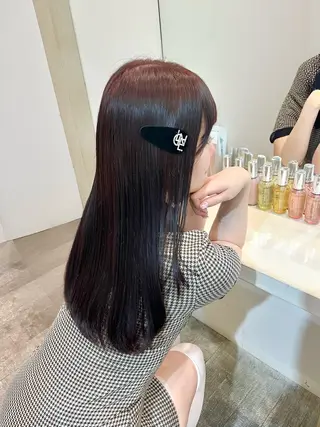 カラー エクステ🎀 暖色カラー🎀amiのヘアスタイル