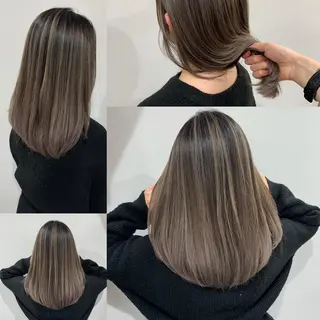 セミロング カラー ヘアアレンジ パーマモデル募集中 ✨Ukyoのヘアスタイル