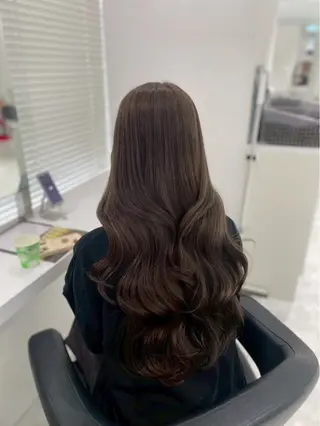 ロング カラー ヘアアレンジ 艶髪グレージュ🩶 maharuのヘアスタイル