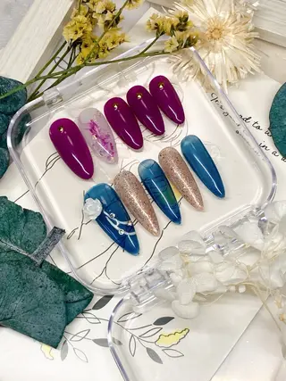 ネイル PLUM  BELL 横浜自宅ネイルのネイルデザイン